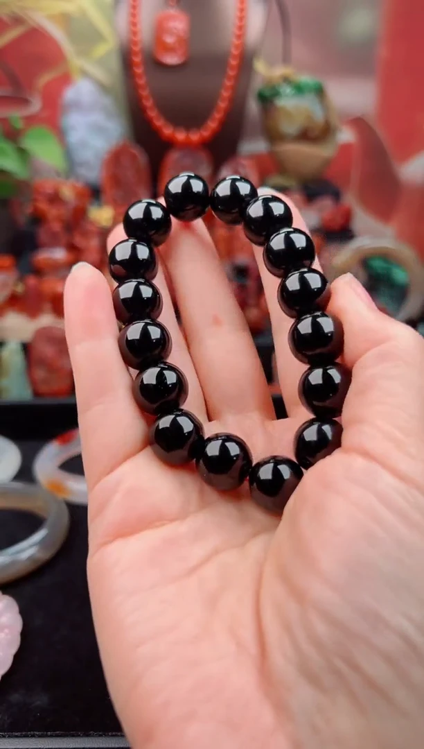 未镶嵌手链玛瑙/玉髓13mm手串