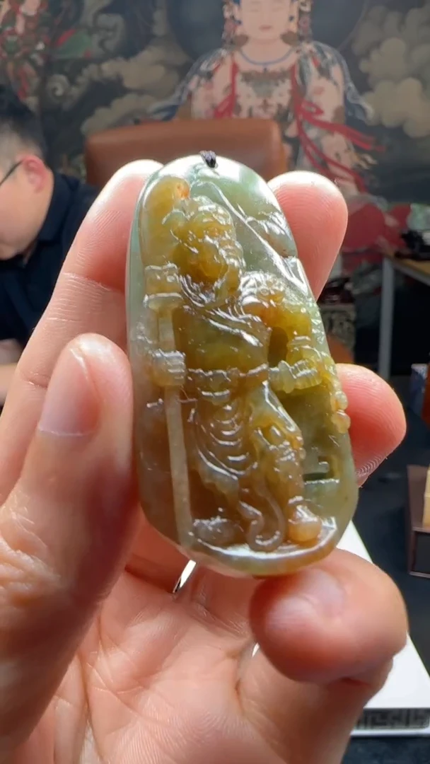 【闪购商品】定制翡翠未镶嵌L-@@QJXC12065