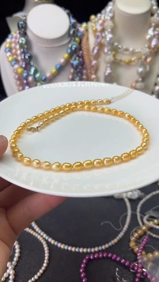 颈饰未镶嵌淡水珍珠多人