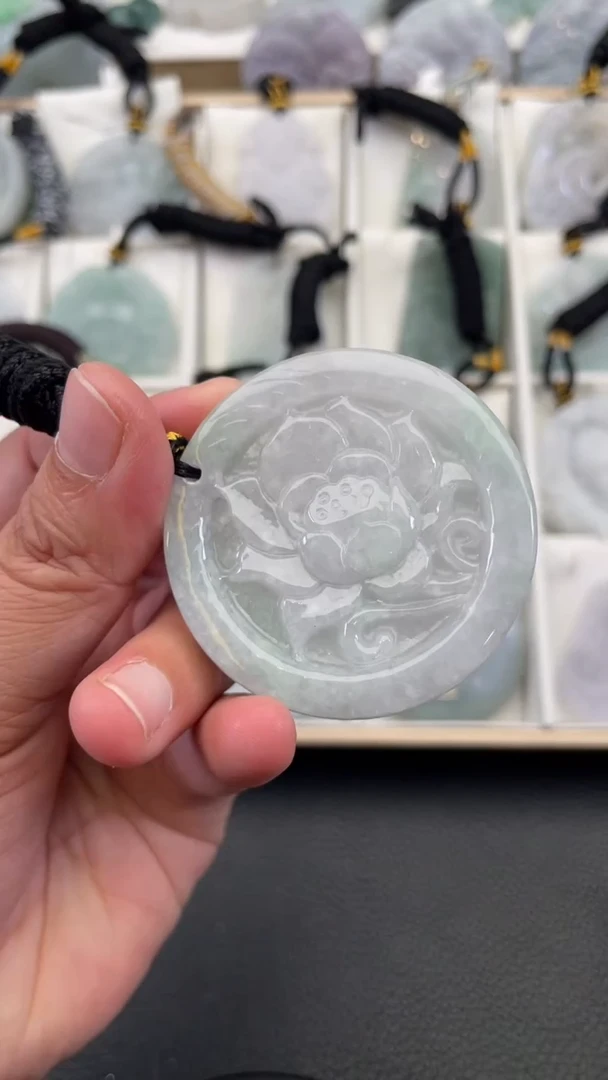 颈饰未镶嵌翡翠天然缅甸翡翠A货225