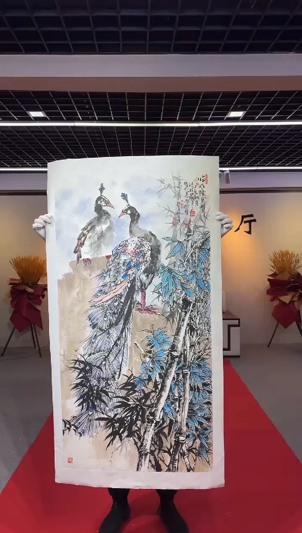 国画孙桂国老师国画作品，带合影证书21-62