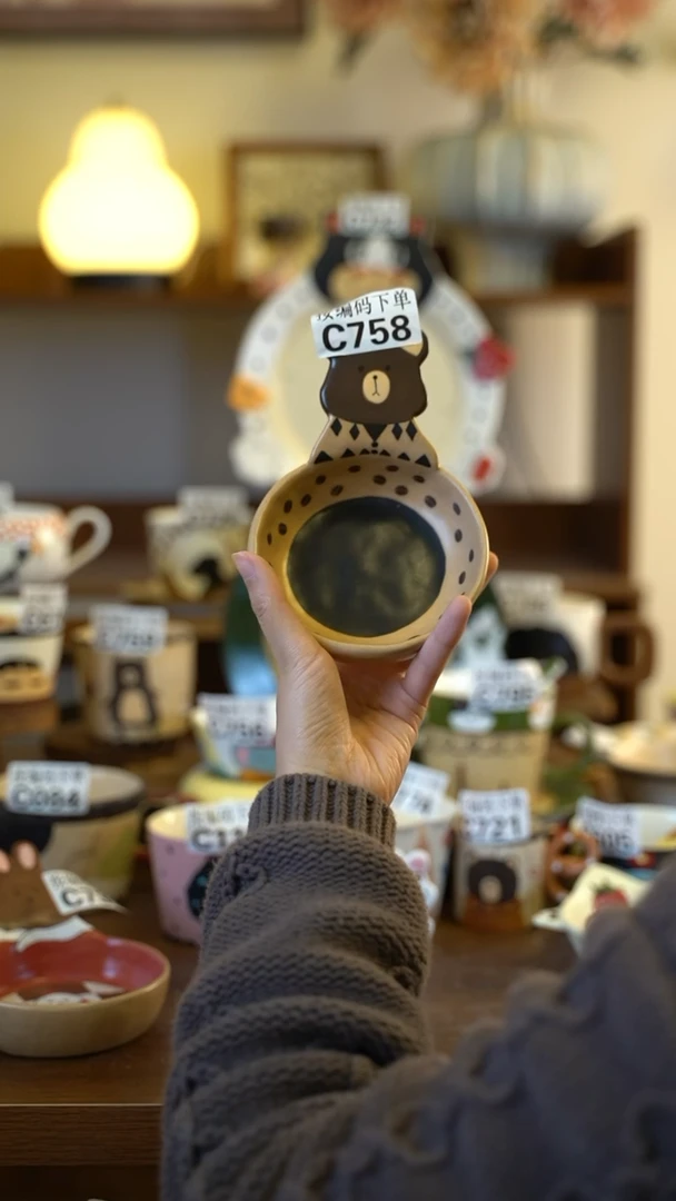 摆件陶C758 阿满屋手工手作陶瓷