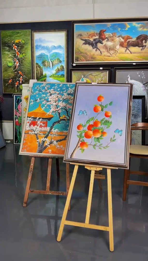 【闪购商品】油画41号 70*100石榴-手绘油画