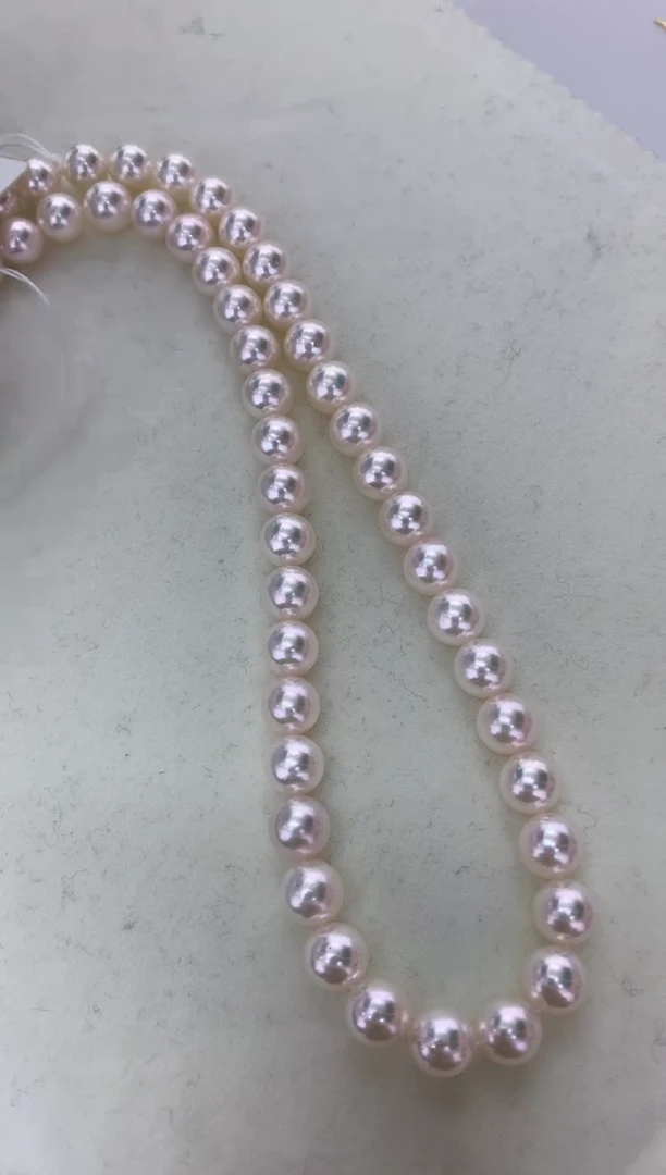 【闪购商品】海水珍珠颈饰未镶嵌rose8-8.5满珠链