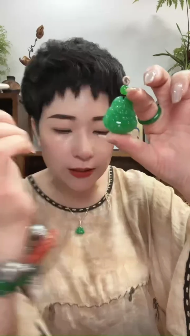 翡翠未镶嵌颈饰720