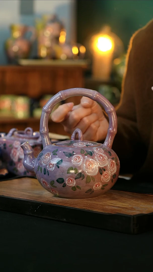 【闪购商品】杯手绘心瓷陶瓷浮力