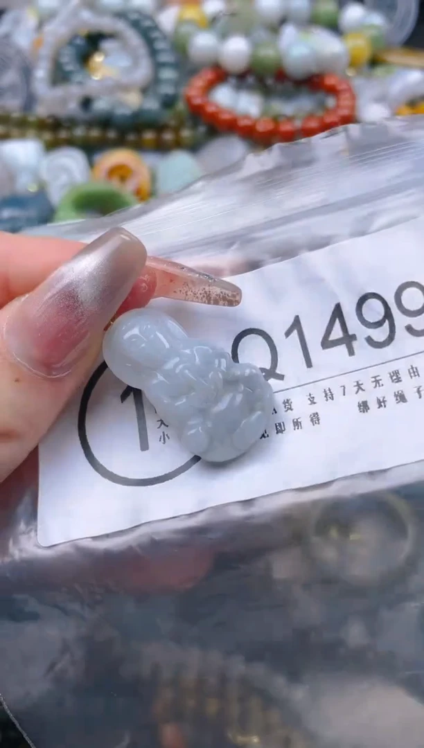 【闪购商品】翡翠颈饰未镶嵌/Q/翡翠A货一图一物