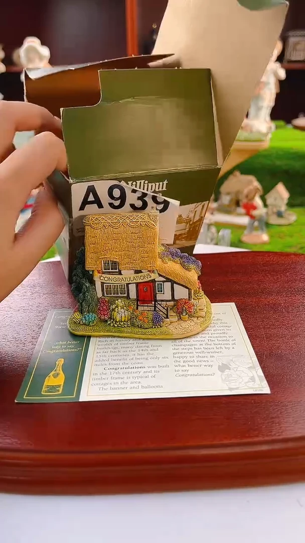 【闪购商品】紫砂茶宠Lilliput中古小房子A939