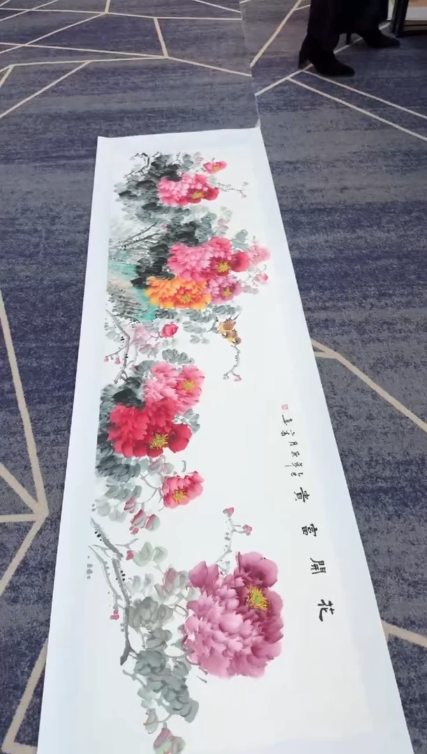 国画作品山水花鸟纯手绘