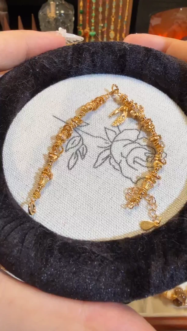 无925银盘缠半链