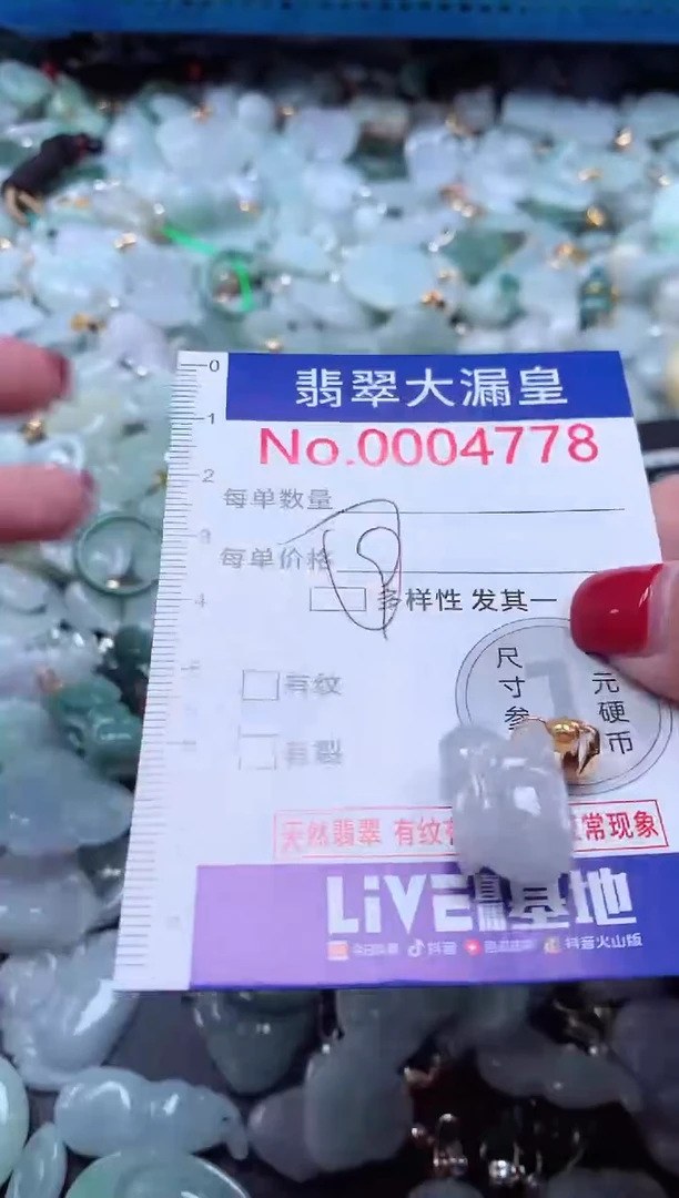 颈饰未镶嵌翡翠4778