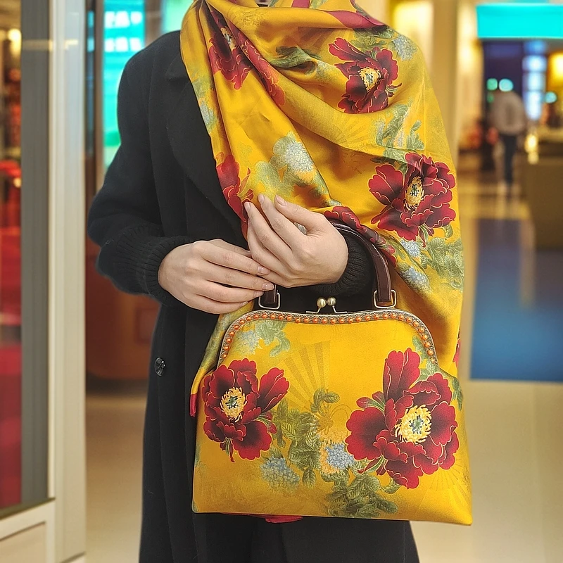 新中式国风旗袍复古手提包