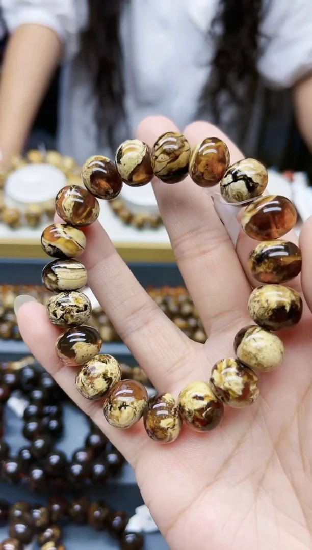 【闪购商品】琥珀手链未镶嵌13琥珀