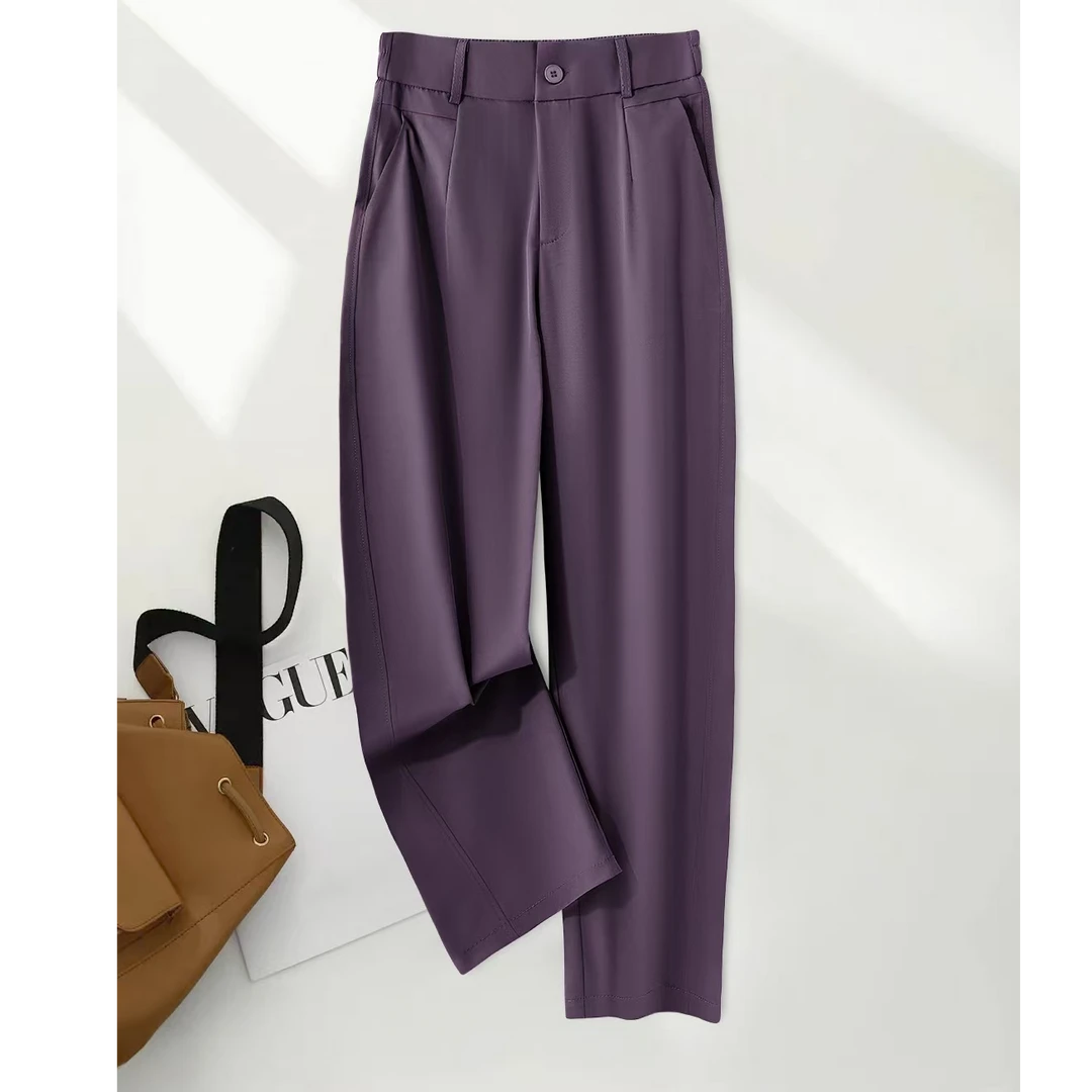 专柜订单！国货优品女神裤索罗娜减龄九分萝卜裤58001