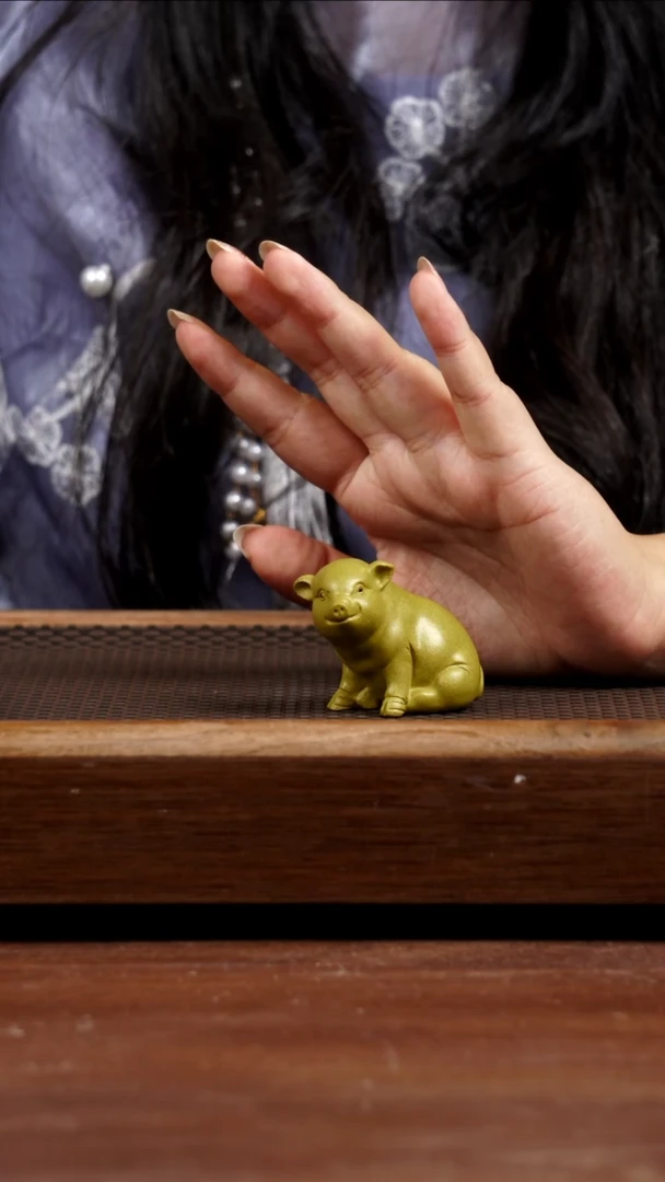 茶壶紫砂茶宠猪猪