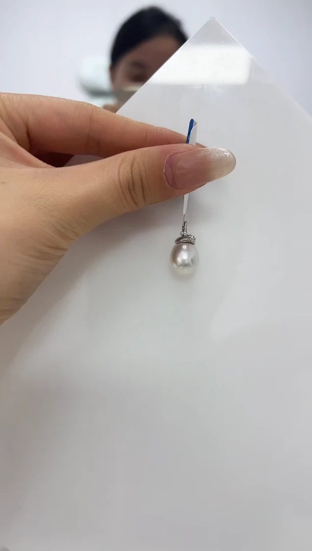 【闪购商品】海水珍珠DA银S925镶嵌e138 澳白吊坠