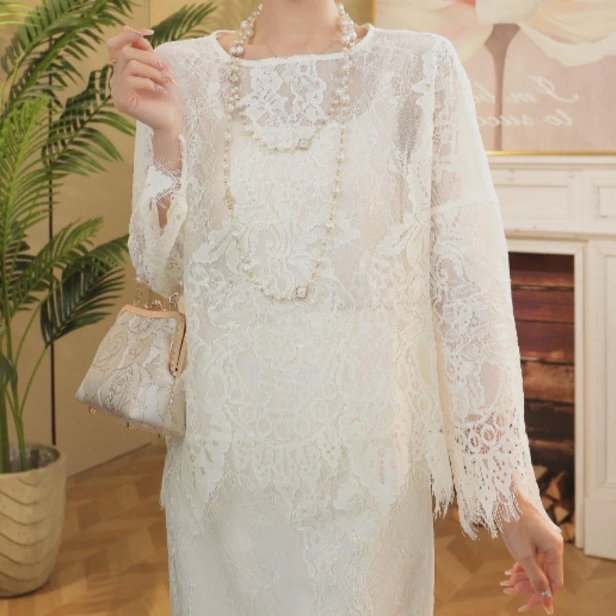 【爱丽丝】新中式春季新款重工花螺上衣2025A7798小鹿