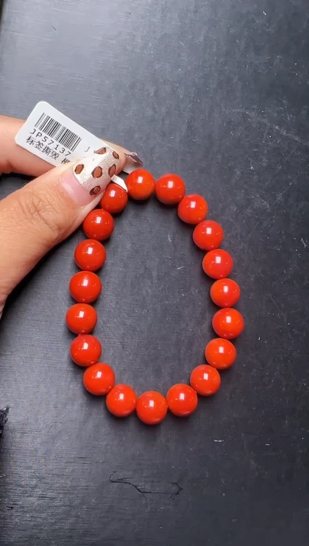 未镶嵌手串南红玛瑙瓦西料南红手串10mm+ JP57137