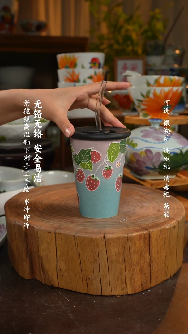 瓷景德镇高温瓷釉下瓷