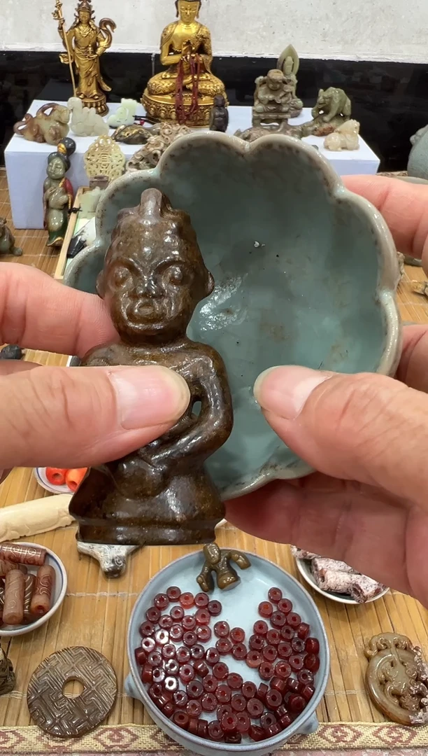 瓷片手工，手绘，陶瓷