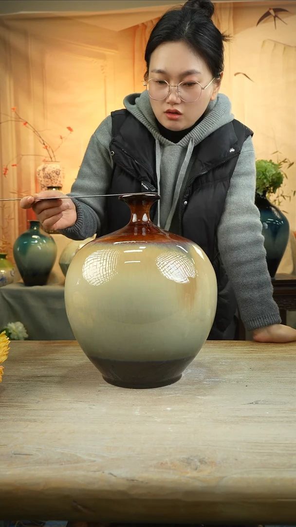 高33口7陶瓷花瓶花器