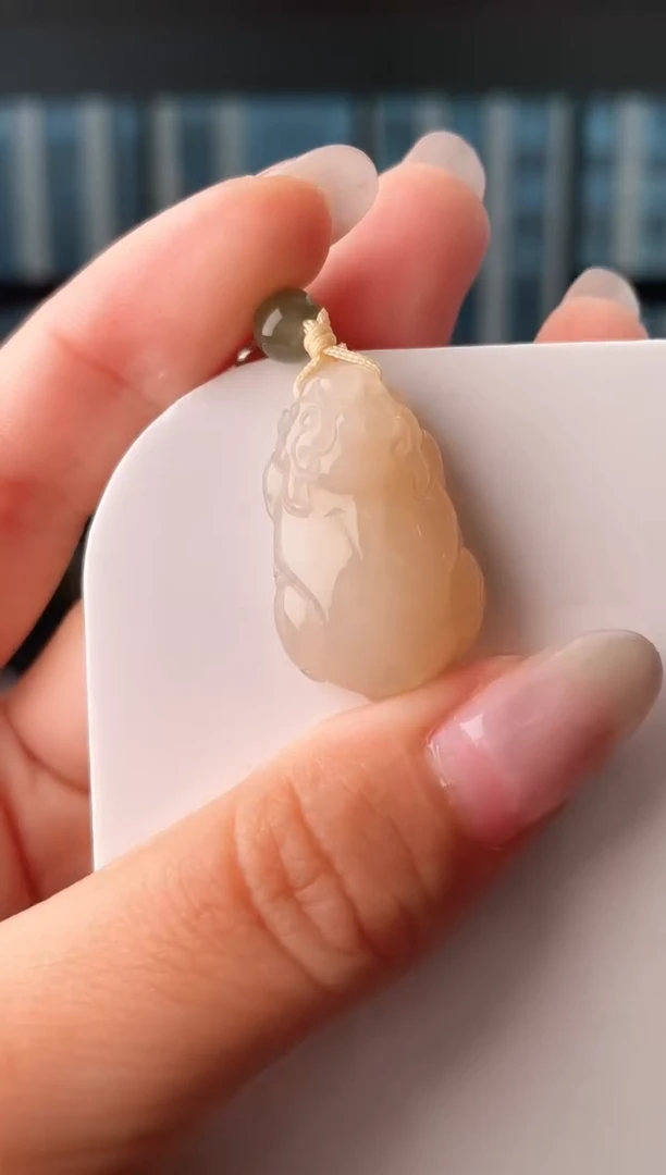 颈饰未镶嵌和田玉貔貅 xp