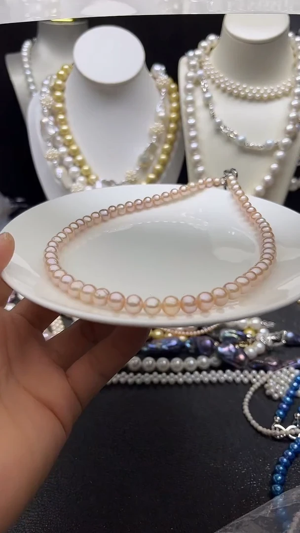 颈饰未镶嵌淡水珍珠多人