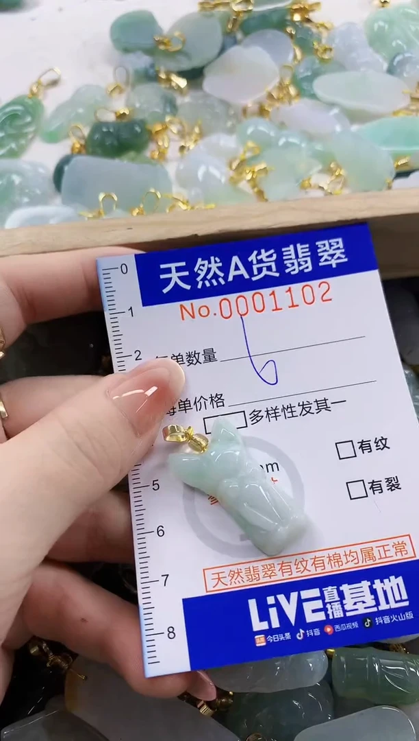 颈饰未镶嵌翡翠天然A货翡翠