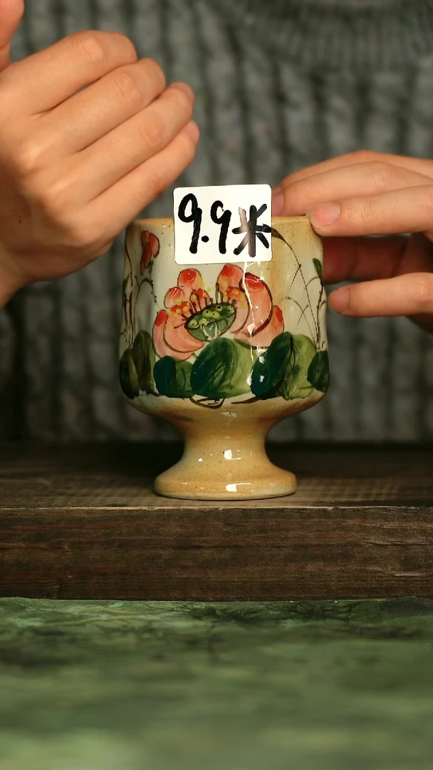 釉下彩陶瓷青诗集手工手绘瓷器