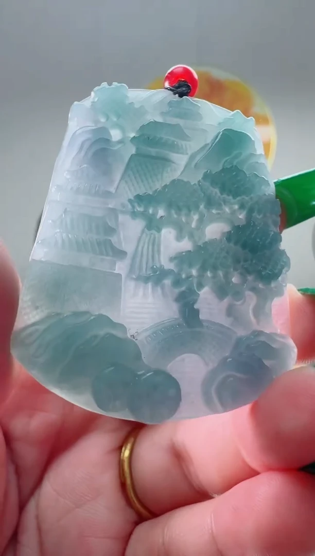 翡翠未镶嵌颈饰多样性随机发其一