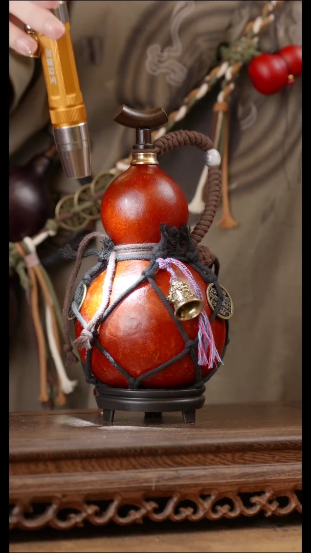 82号精品天然大漆酒葫芦一物一拍~