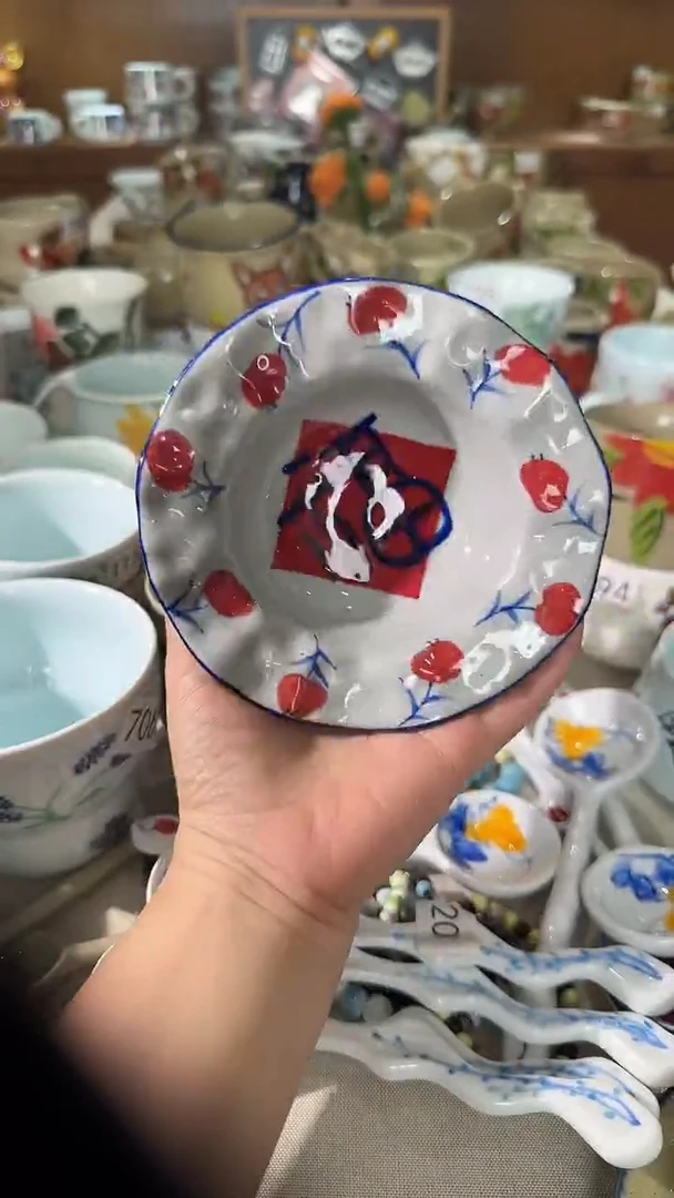 碟景德镇手工陶瓷碟2119