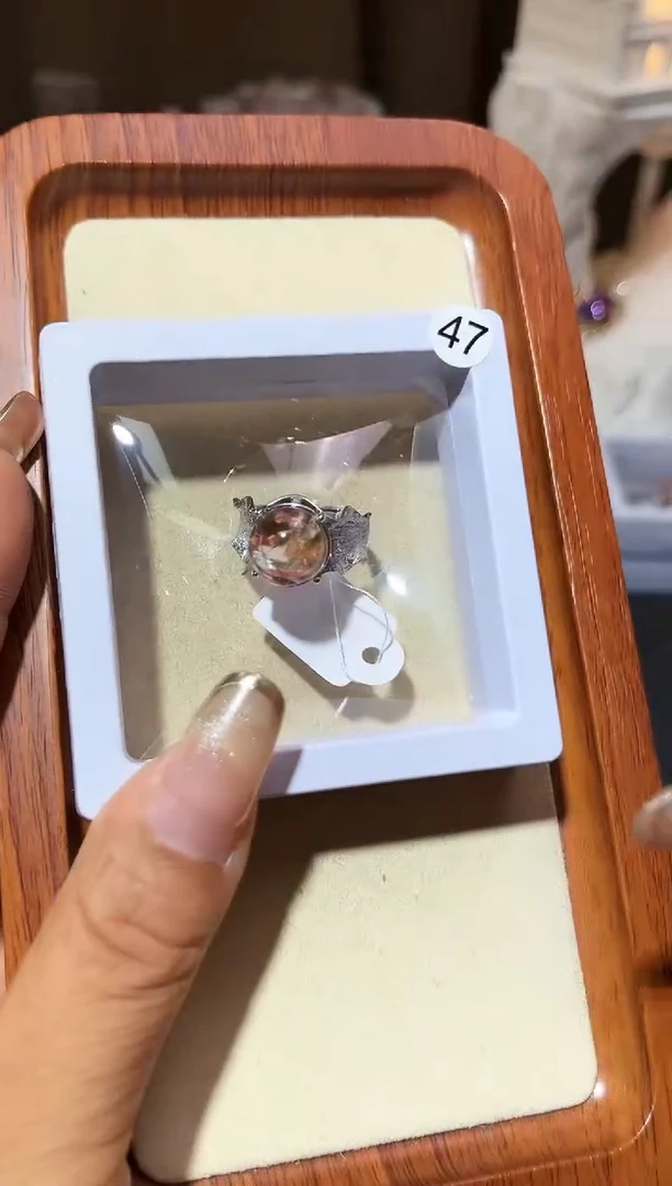 【闪购商品】水晶戒指银S925镶嵌定制