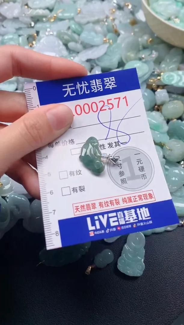 吊坠(不含链)未镶嵌翡翠2571