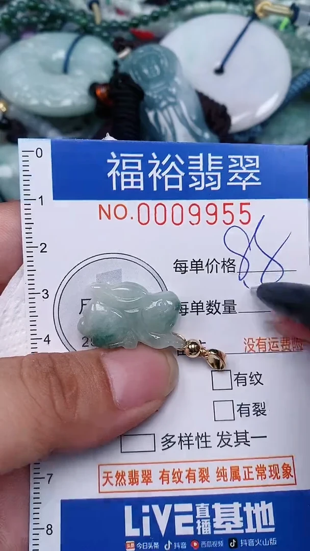 翡翠未镶嵌颈饰...0009955