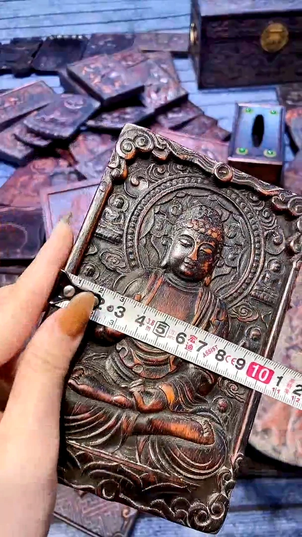 木紫檀雕刻一物一拍