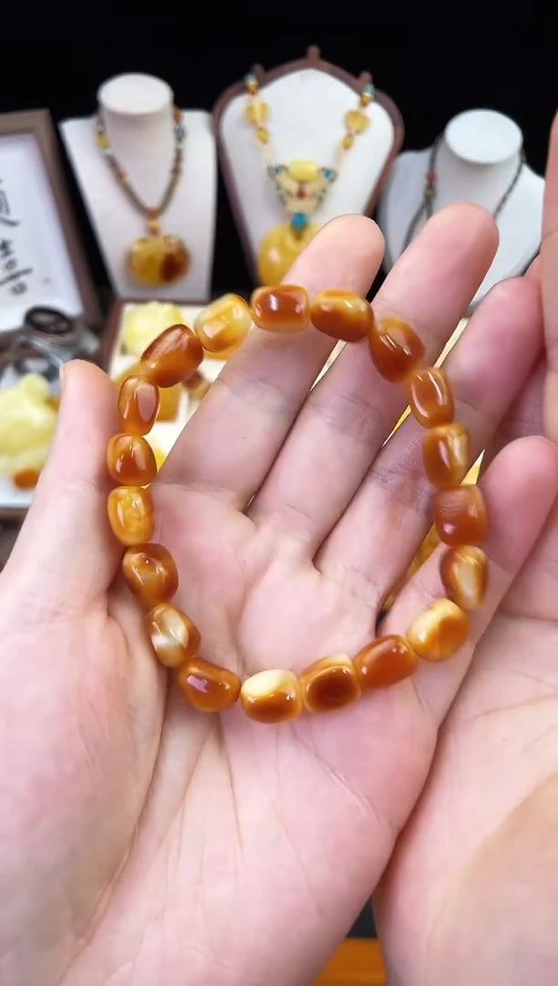琥珀未镶嵌珠宝奇石柒月