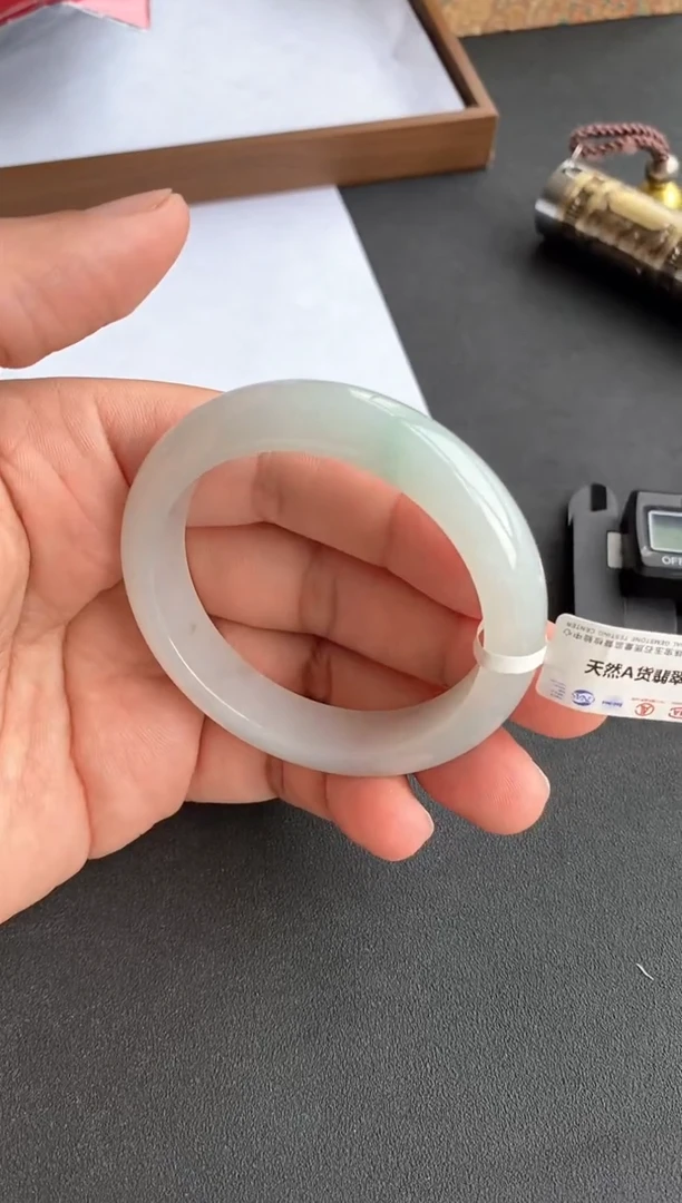 未镶嵌手镯翡翠17号53*12.8*8.6正圈