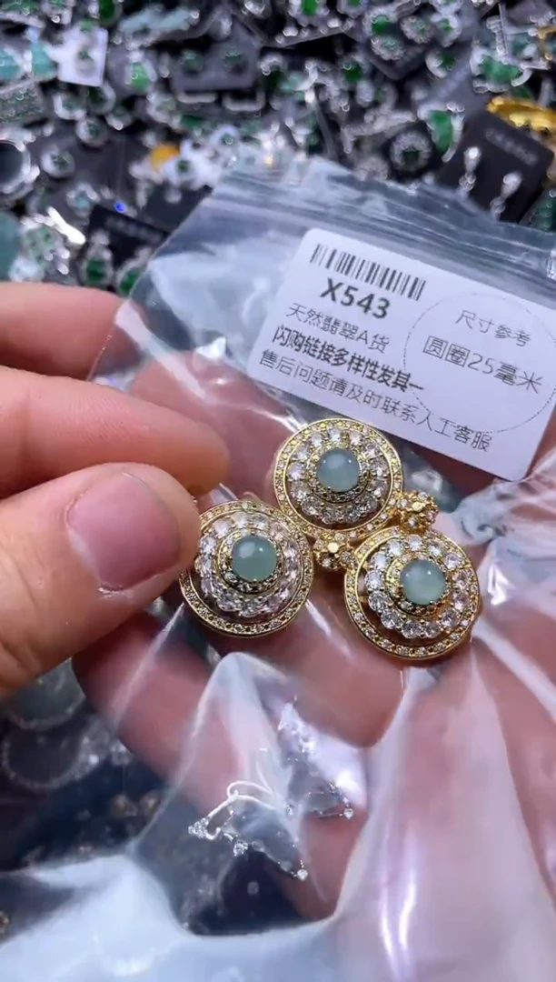 【闪购商品】翡翠颈饰未镶嵌X543多样性发其一
