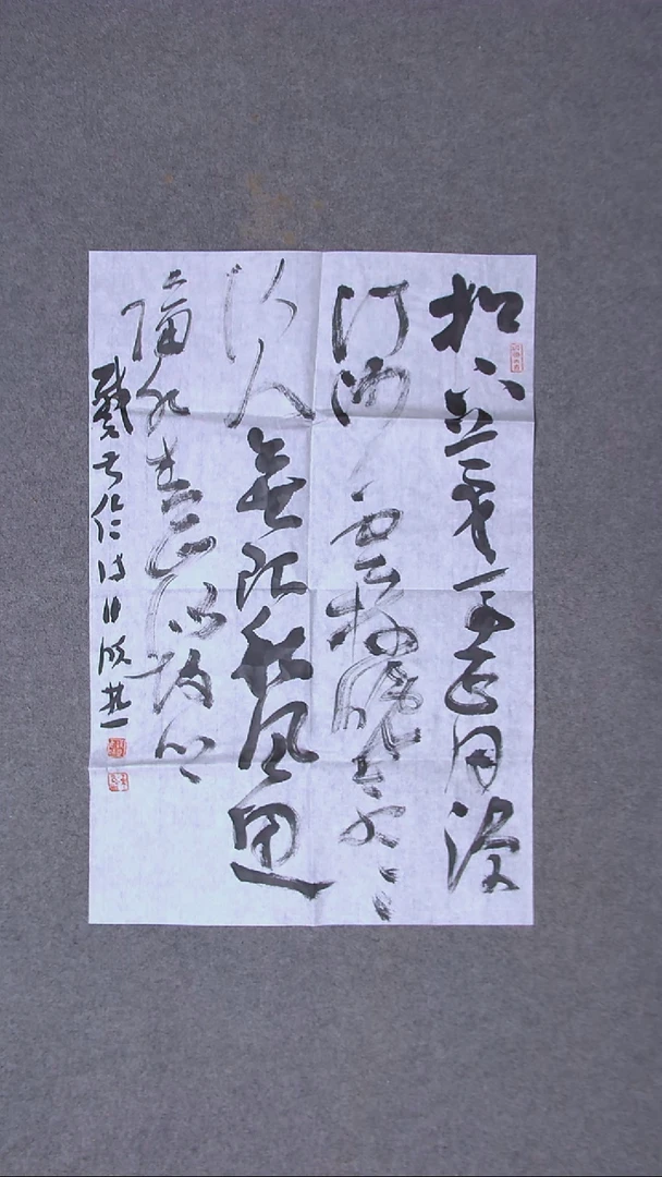 书法张晓燕甘肃69*46（6）开裂