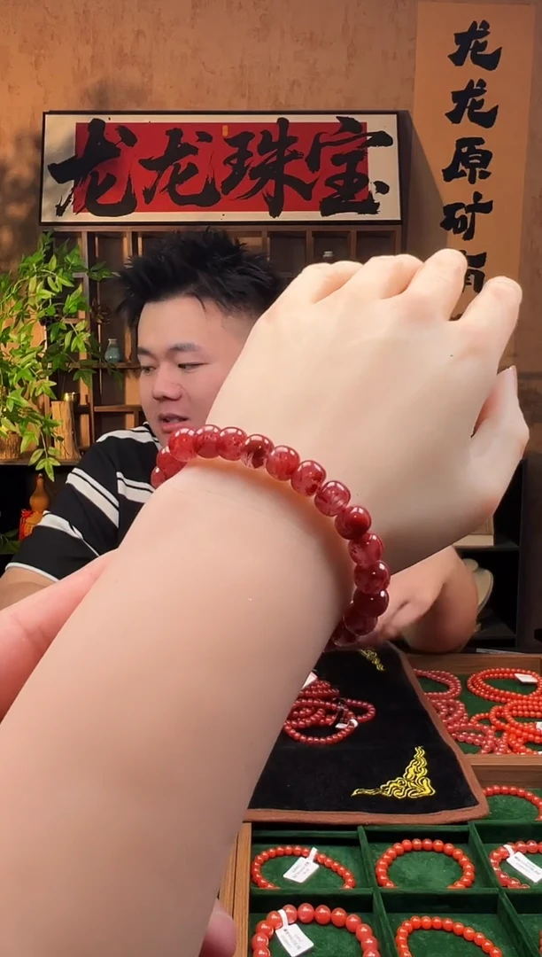 未镶嵌手链南红玛瑙瓦西南红8m/llx0001多样性发货