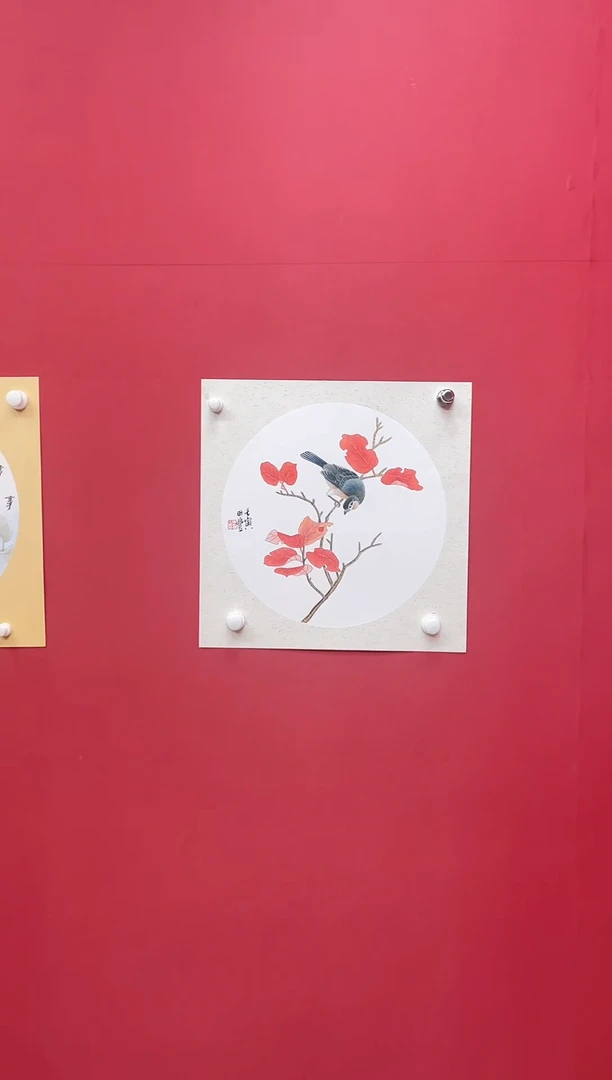国画田丰国画50卡纸斗方