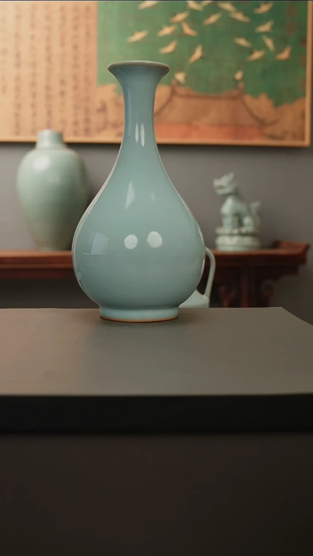 【闪购商品】杯仿古釉原矿 玉壶春