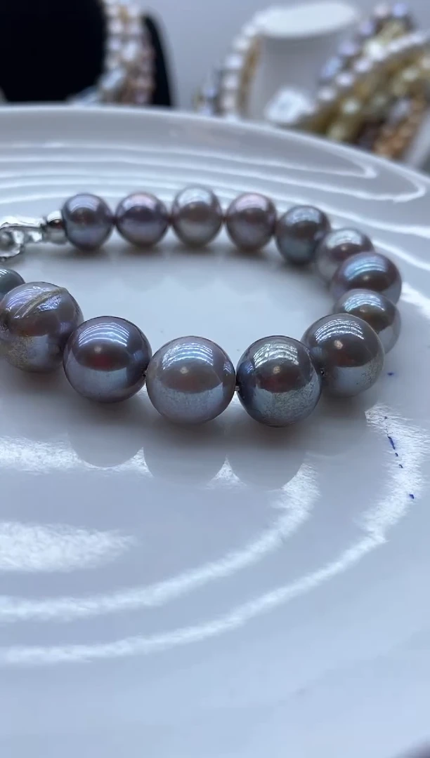 【闪购商品】淡水珍珠颈饰钛钢18