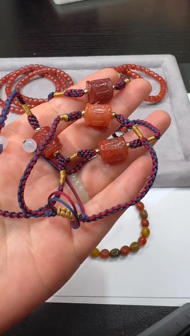 【闪购商品】南红玛瑙手绳未镶嵌S0221-S1008-110多样性一件