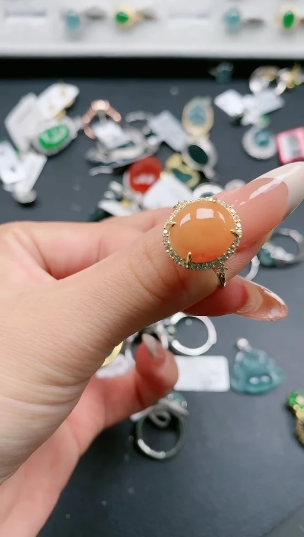 【闪购商品】翡翠戒指银S925镶嵌111111