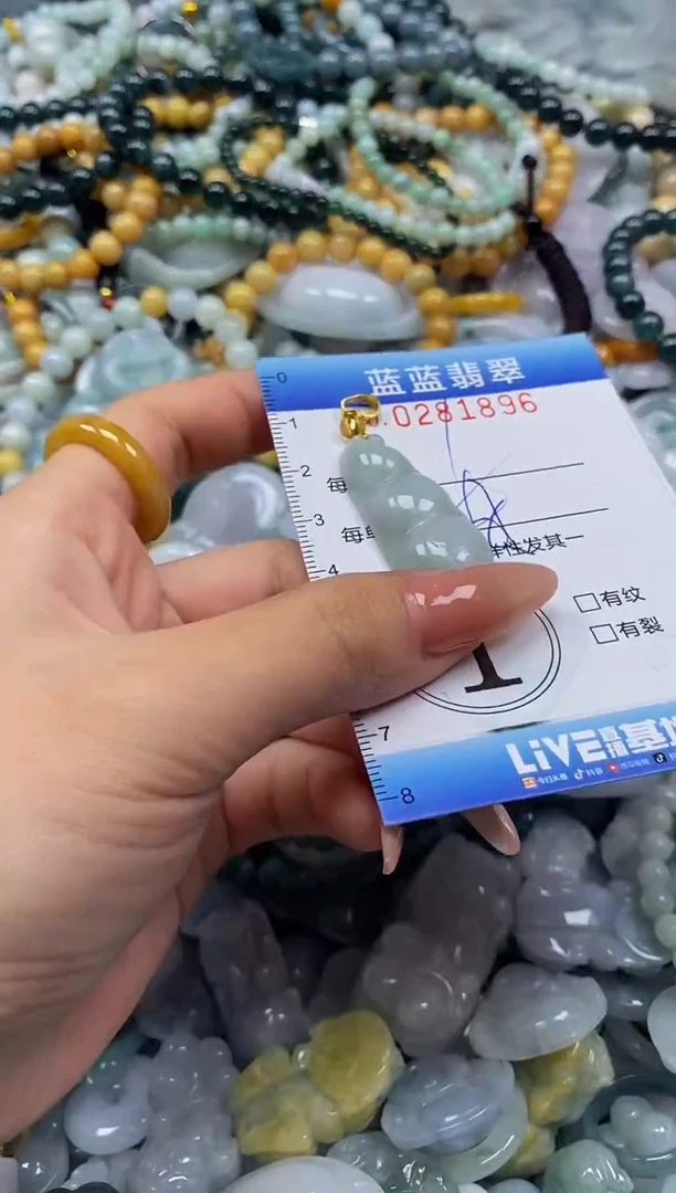 翡翠未镶嵌颈饰闪购0281896多样性发其一