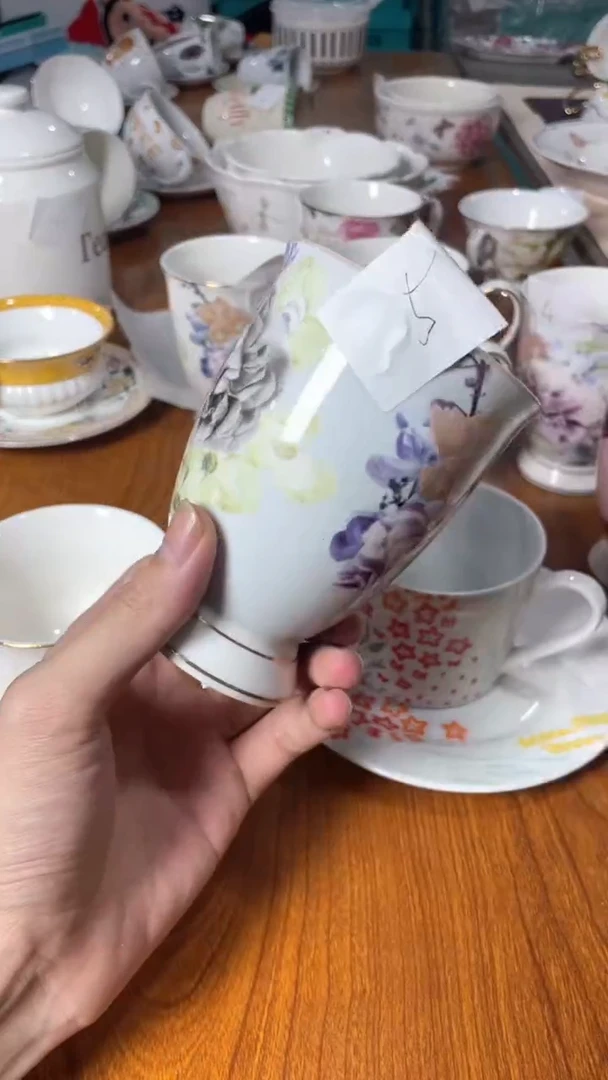 瓷片微瑕骨瓷咖啡杯清仓！！！05