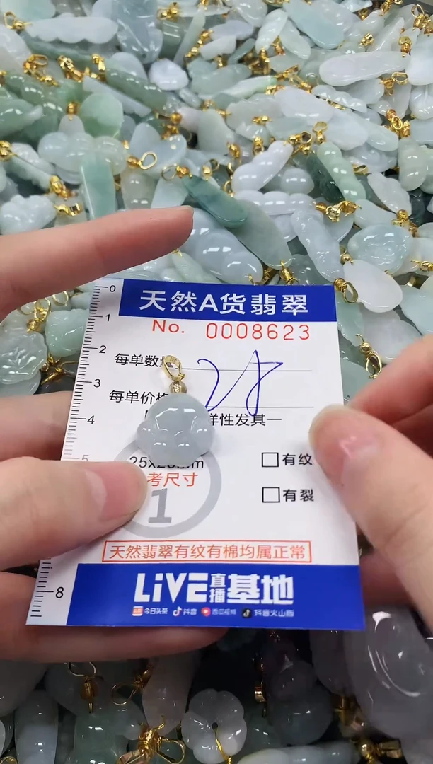 颈饰未镶嵌翡翠天然a货翡翠