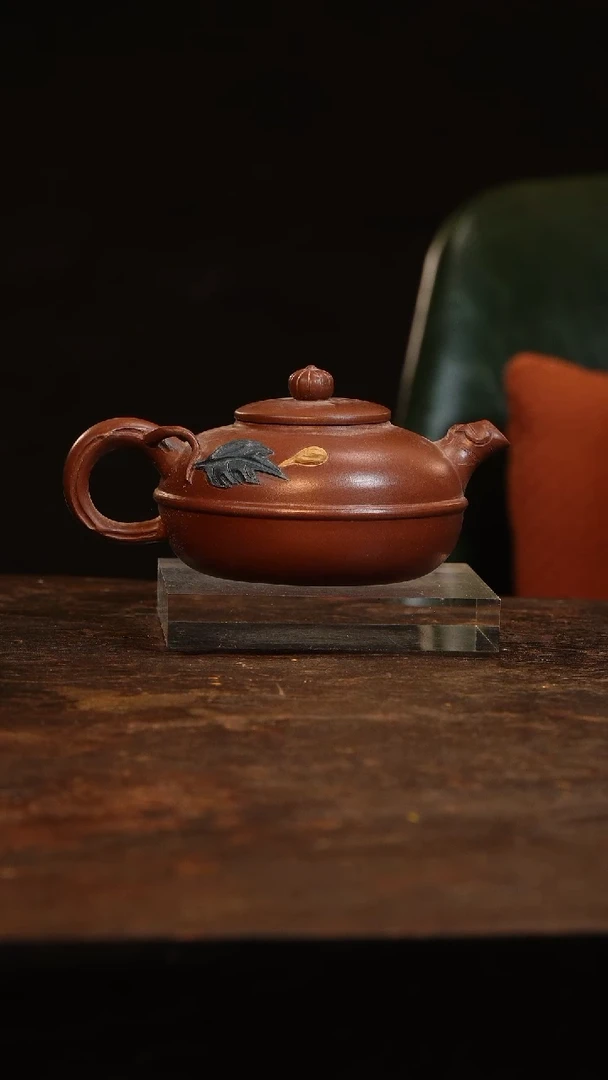 【闪购商品】紫砂茶壶紫砂二厂合菊壶